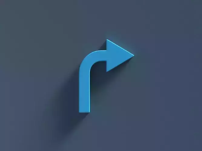 Arrow Standard Right  3D model