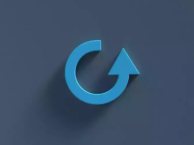 Arrow Standard Circle  3D model