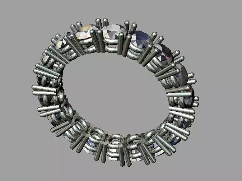 Engagement ring Free 3D print model
