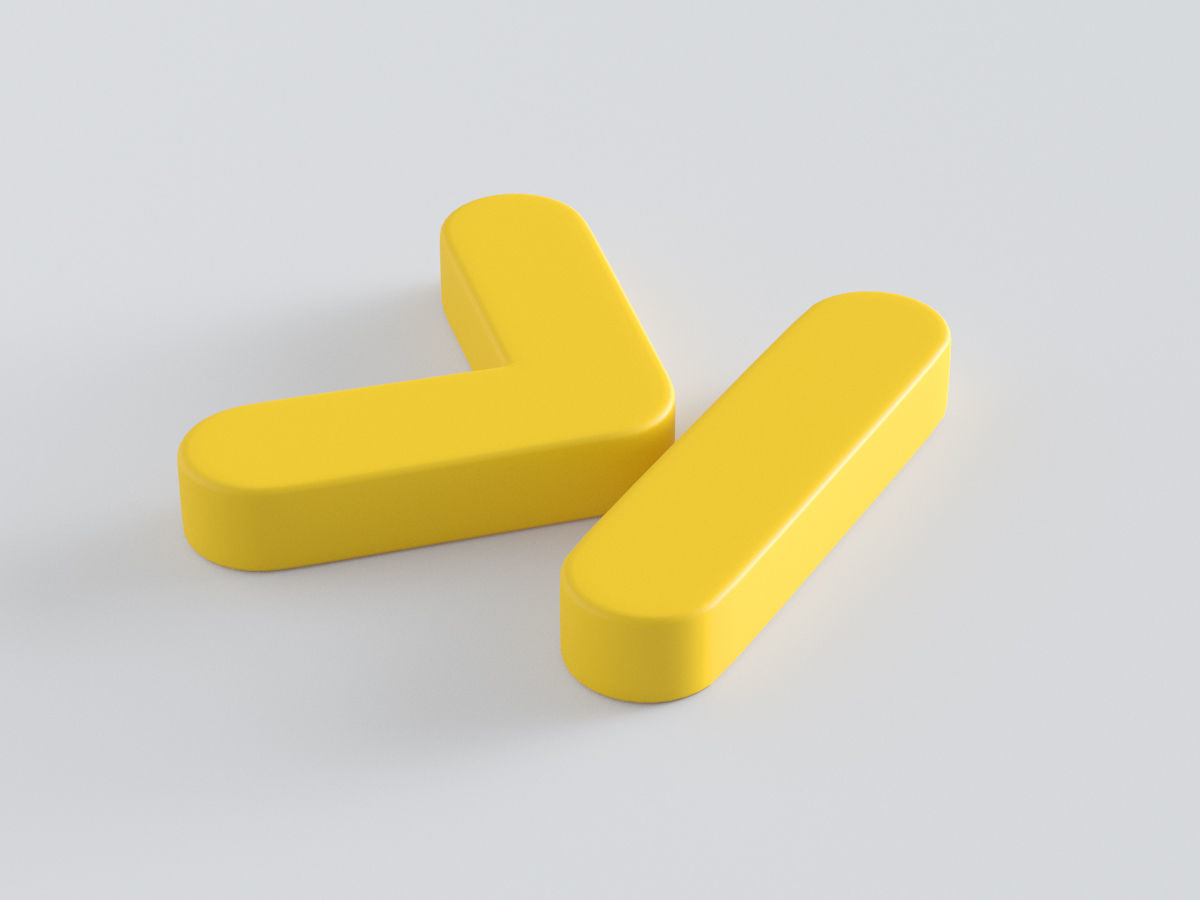 Icon Set Media Player  3D model_11