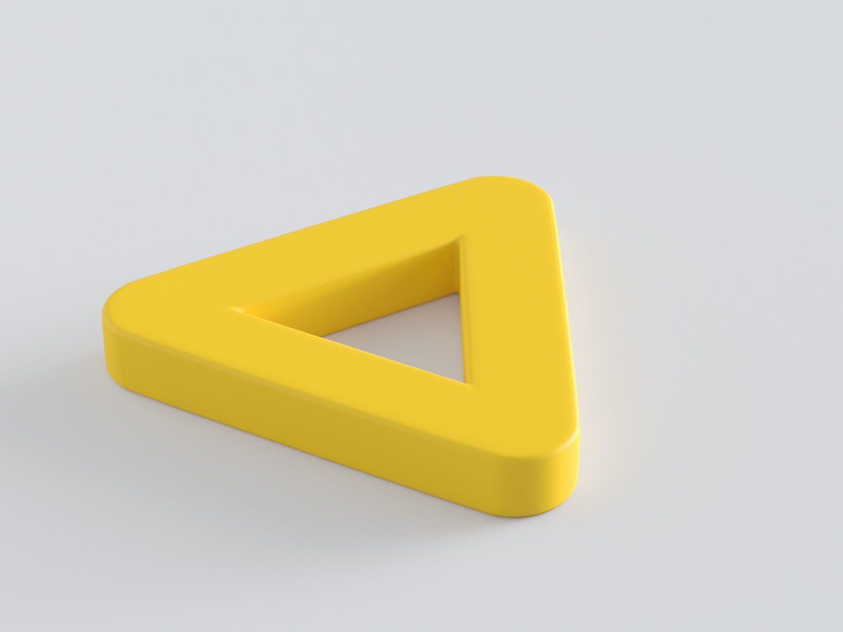 Icon Set Media Player  3D model_19