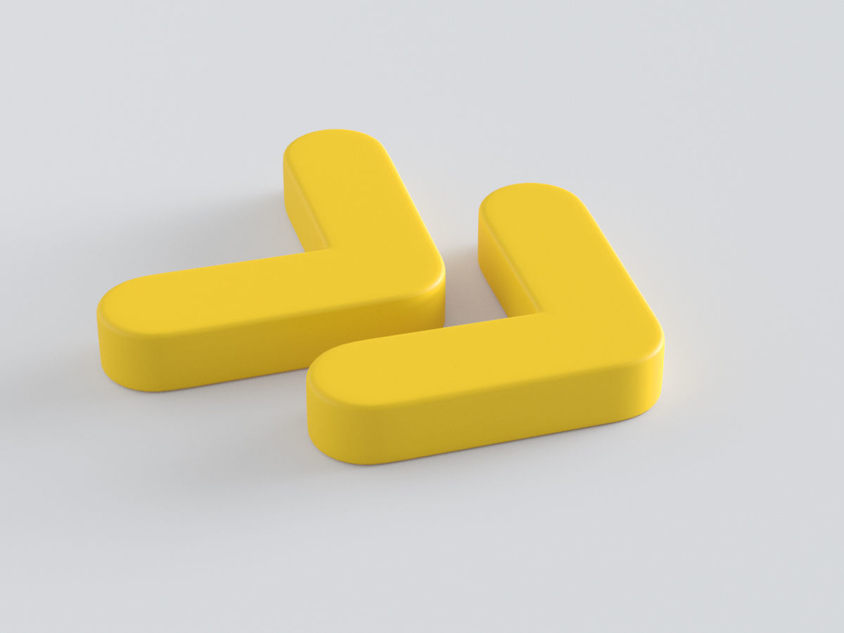 Icon Set Media Player  3D model_9