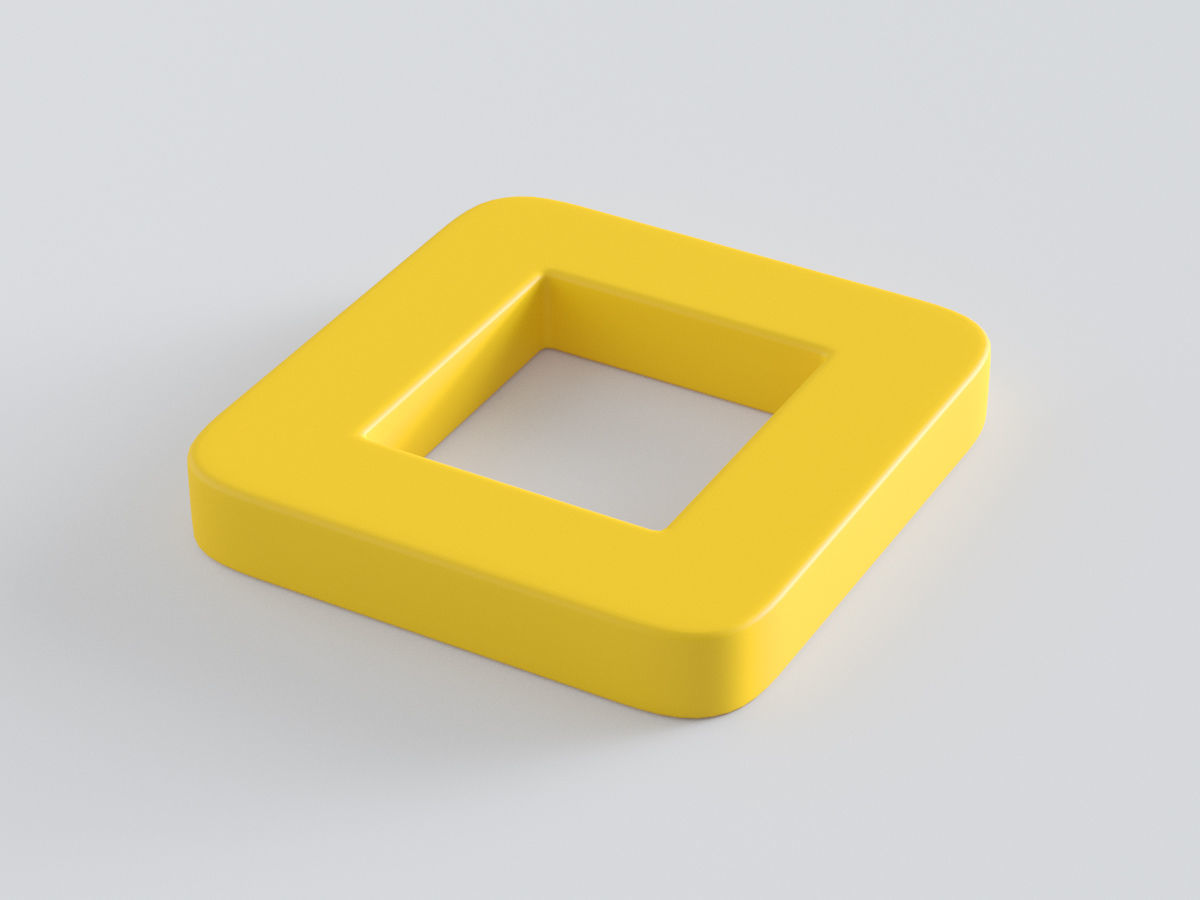 Icon Set Media Player  3D model_18