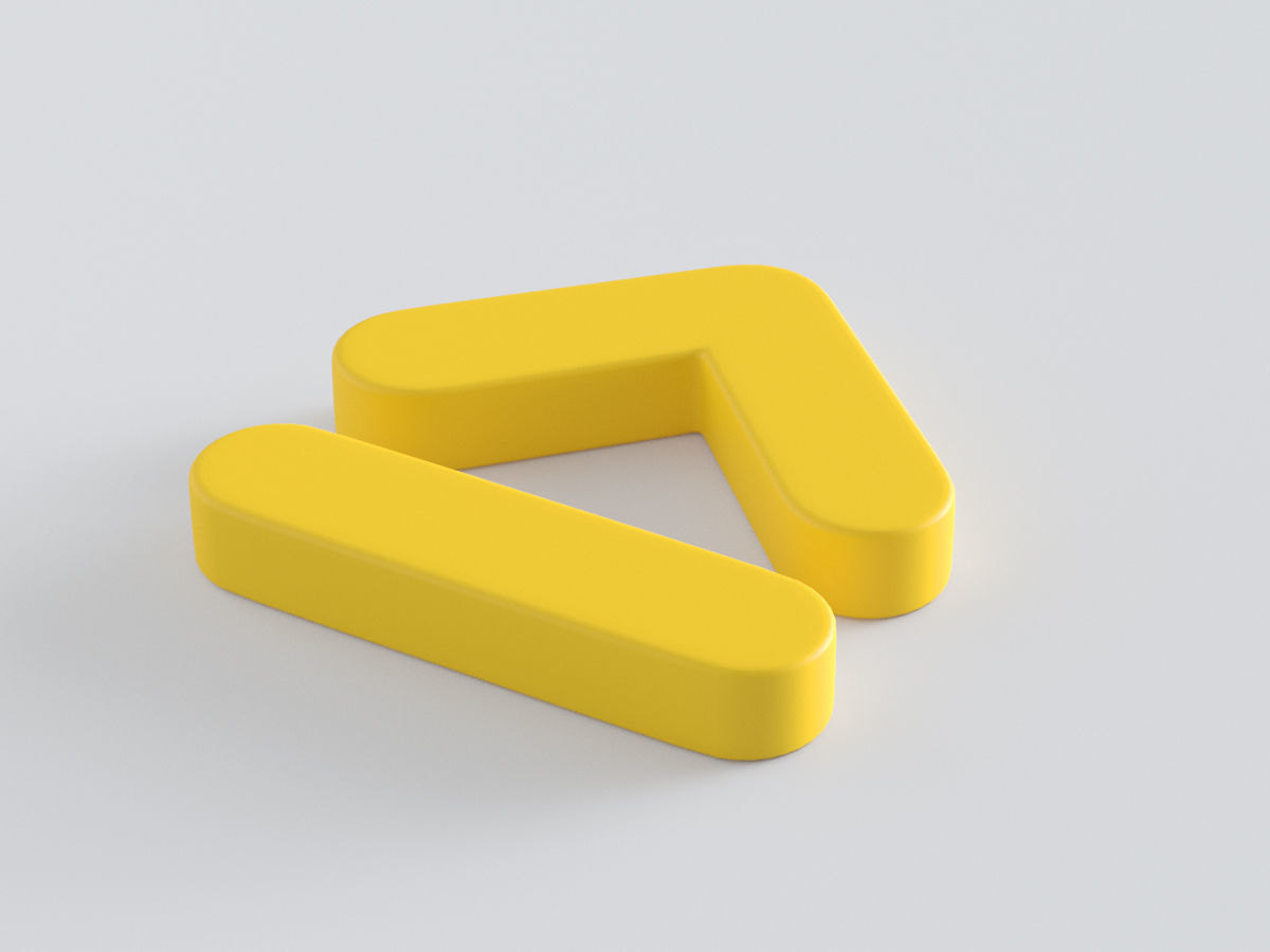 Icon Set Media Player  3D model_10