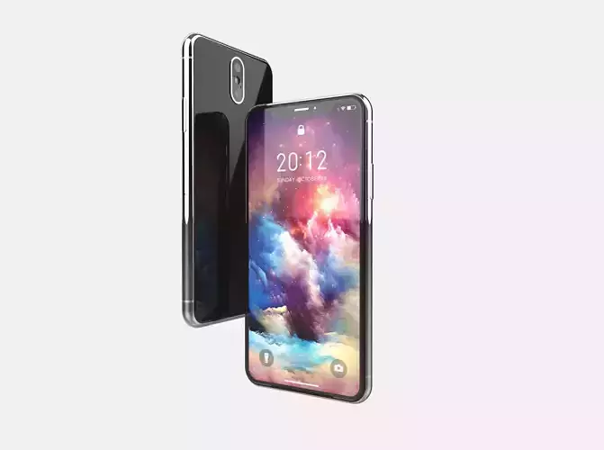 Apple iPhone Xs Highpoly and CAD 3D model