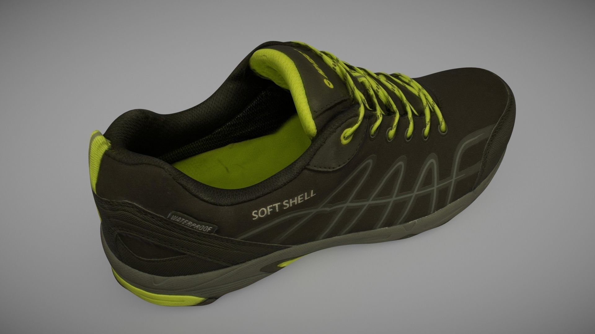 Sneaker 3D model running shoe Low-poly 3D model_2