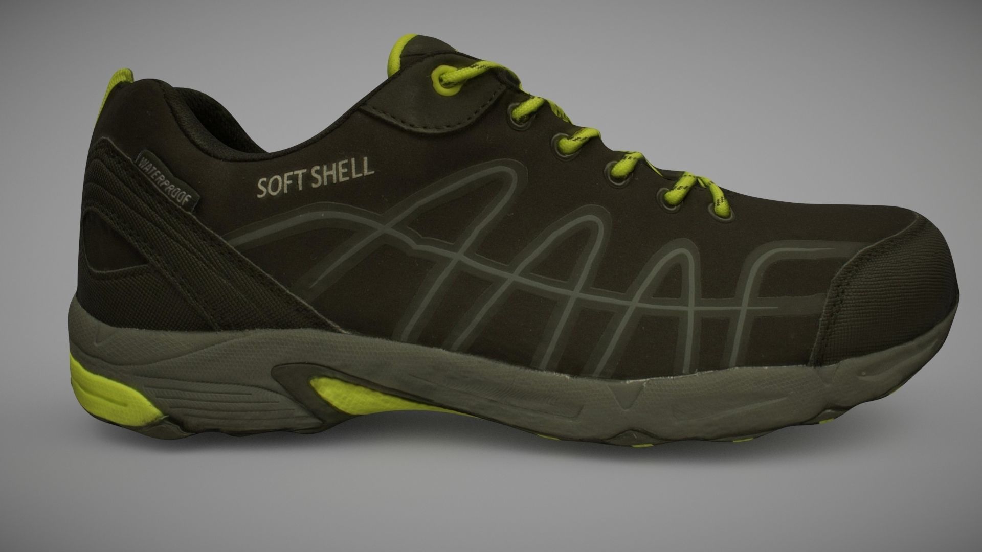 Sneaker 3D model running shoe Low-poly 3D model_4