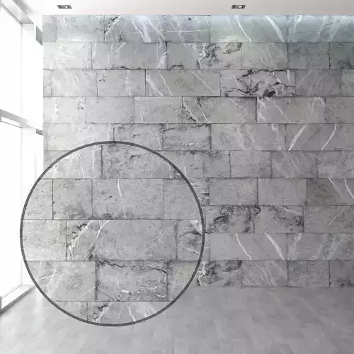 Marble with small veins