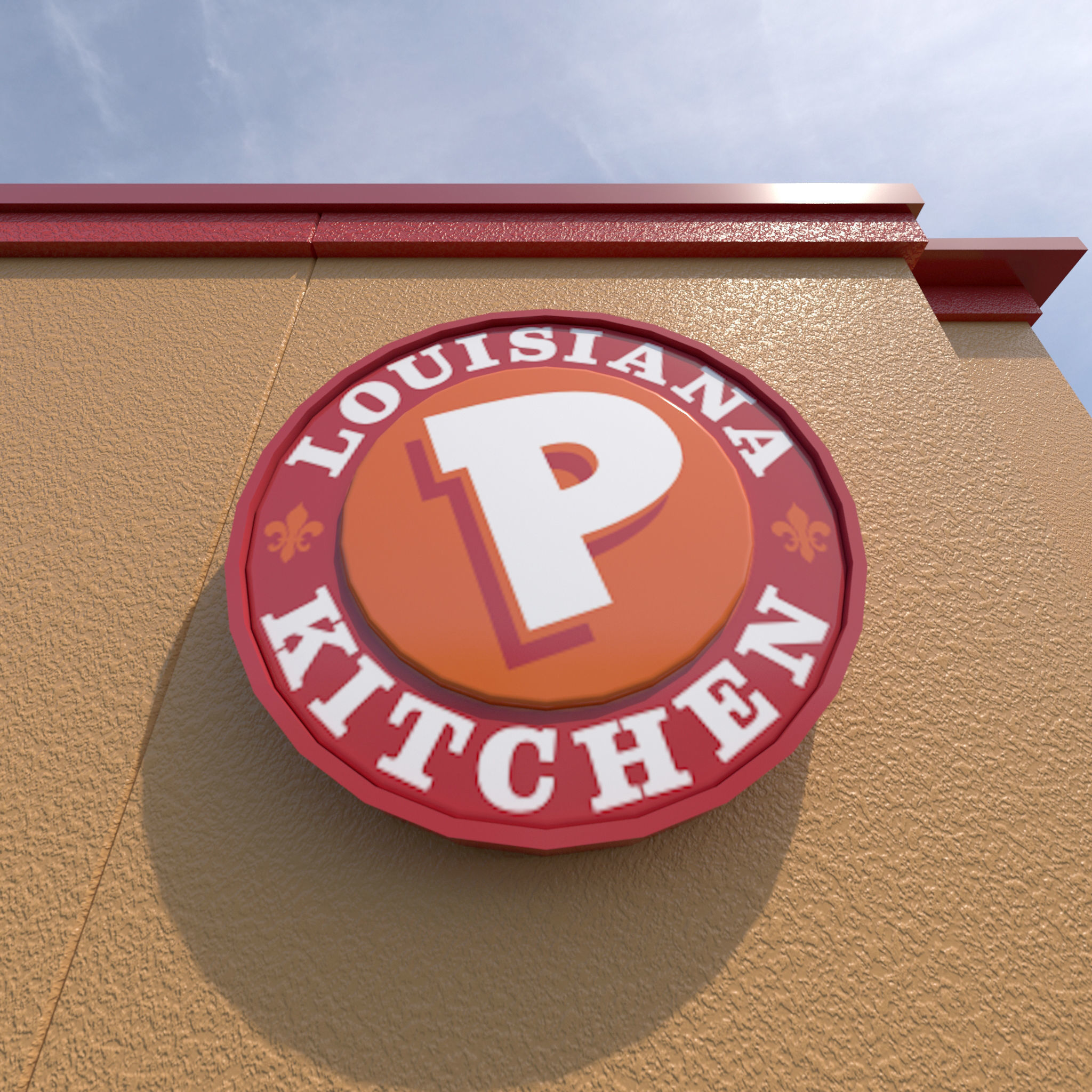 Retail-026 Popeyes 3D model_2