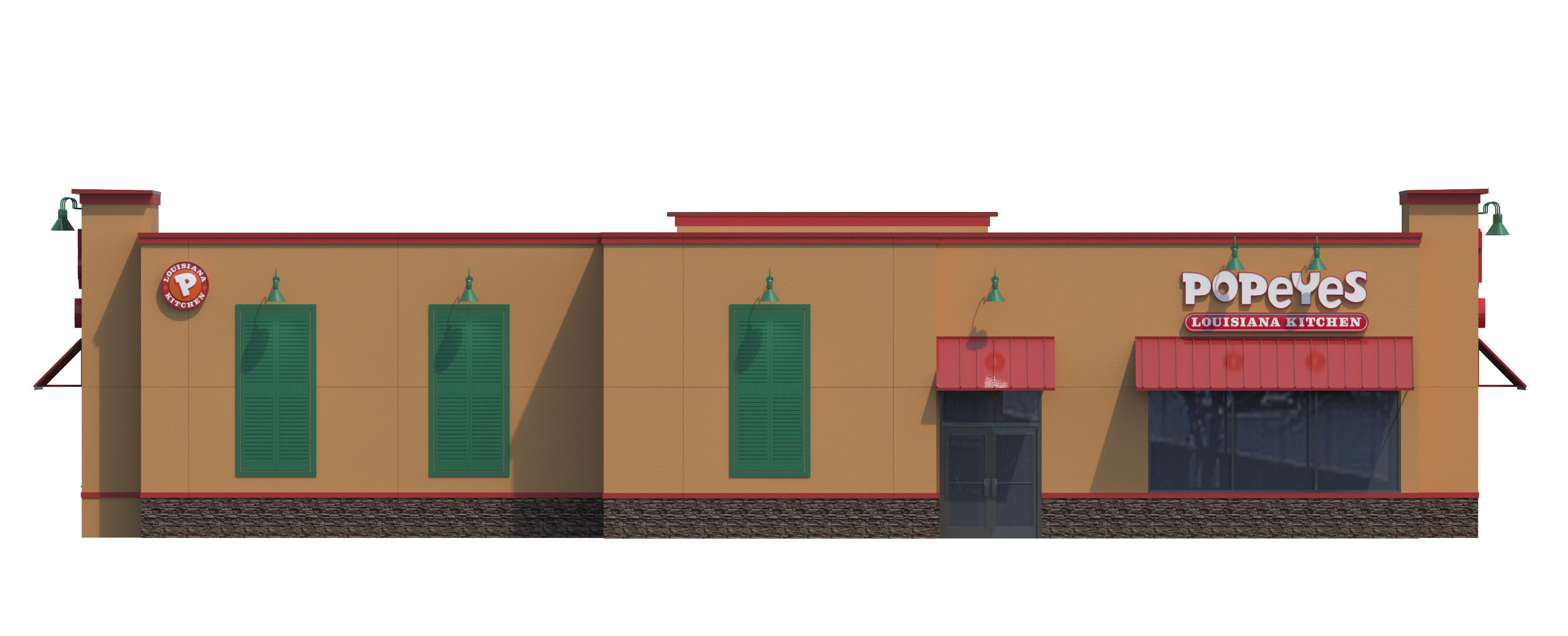 Retail-026 Popeyes 3D model_10