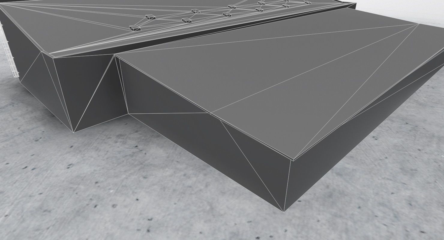 LBSF Hangar 5 Low-poly 3D model_11