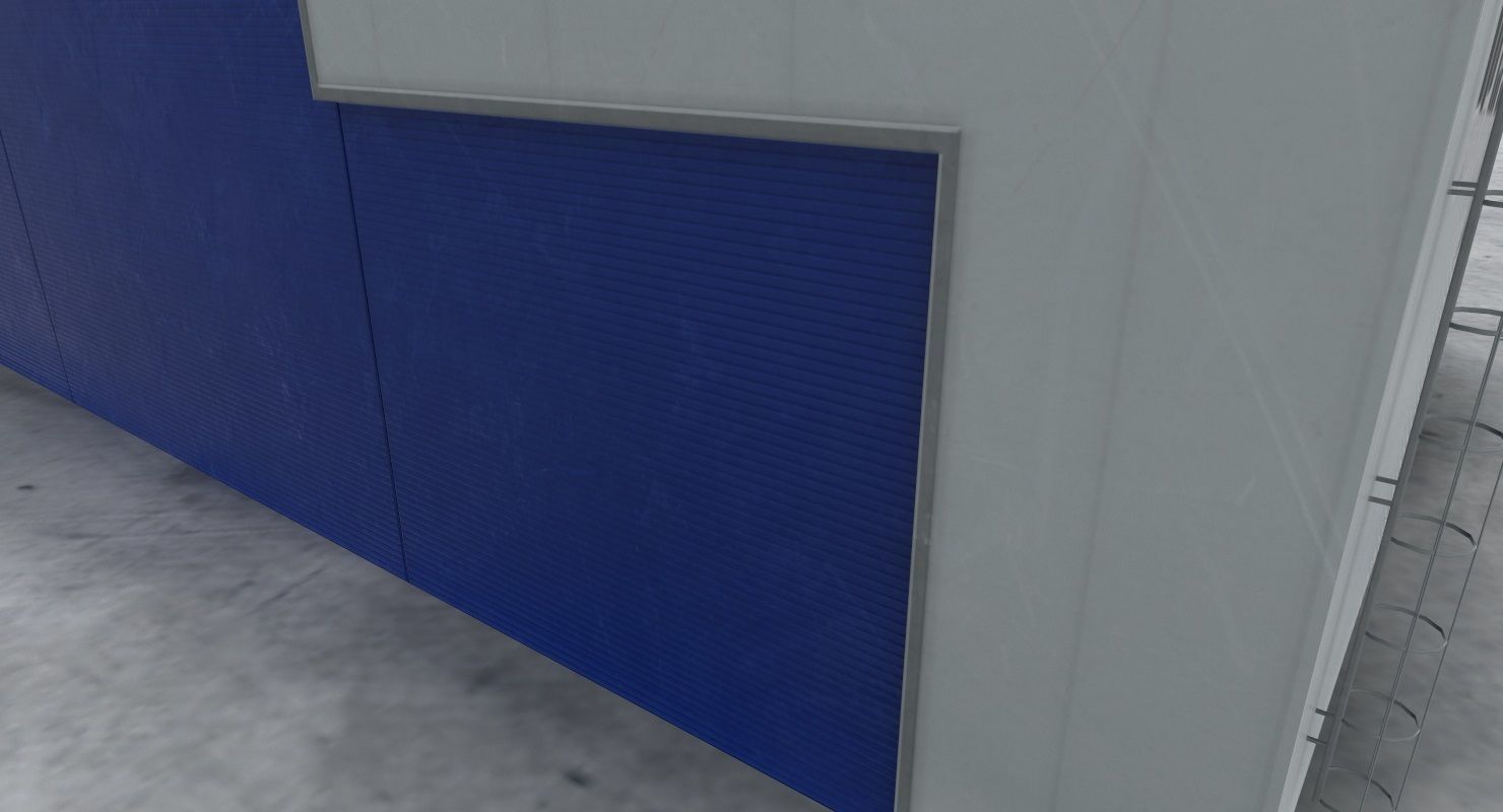 LBSF Hangar 5 Low-poly 3D model_3