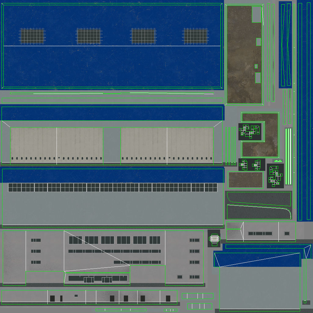 LBSF Hangar 6 Low-poly 3D model_12