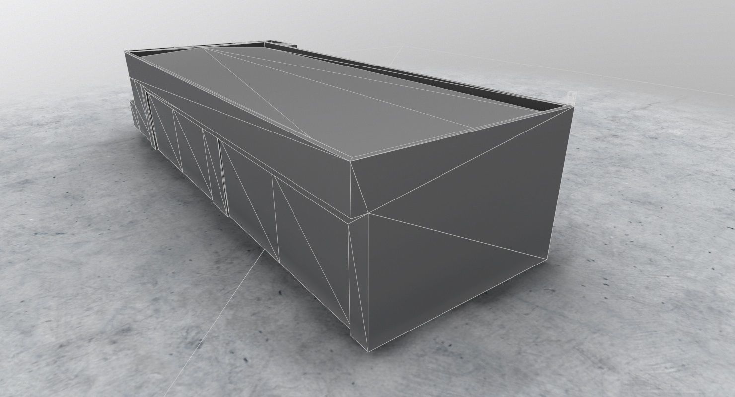 LBSF Hangar 6 Low-poly 3D model_10