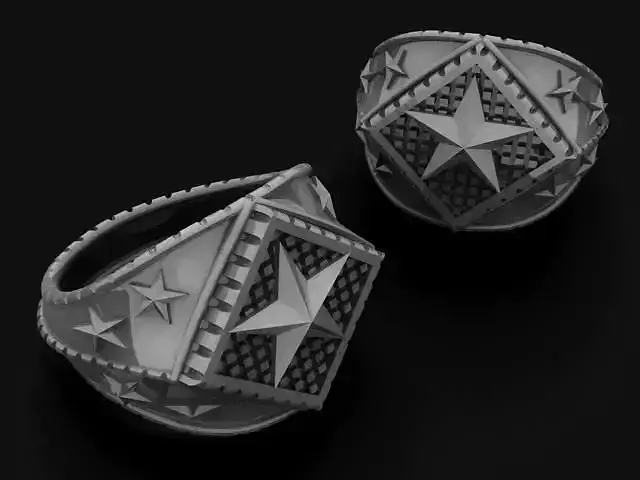 Star King Ring 3D print model