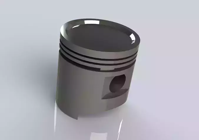 Engine piston 3D print model