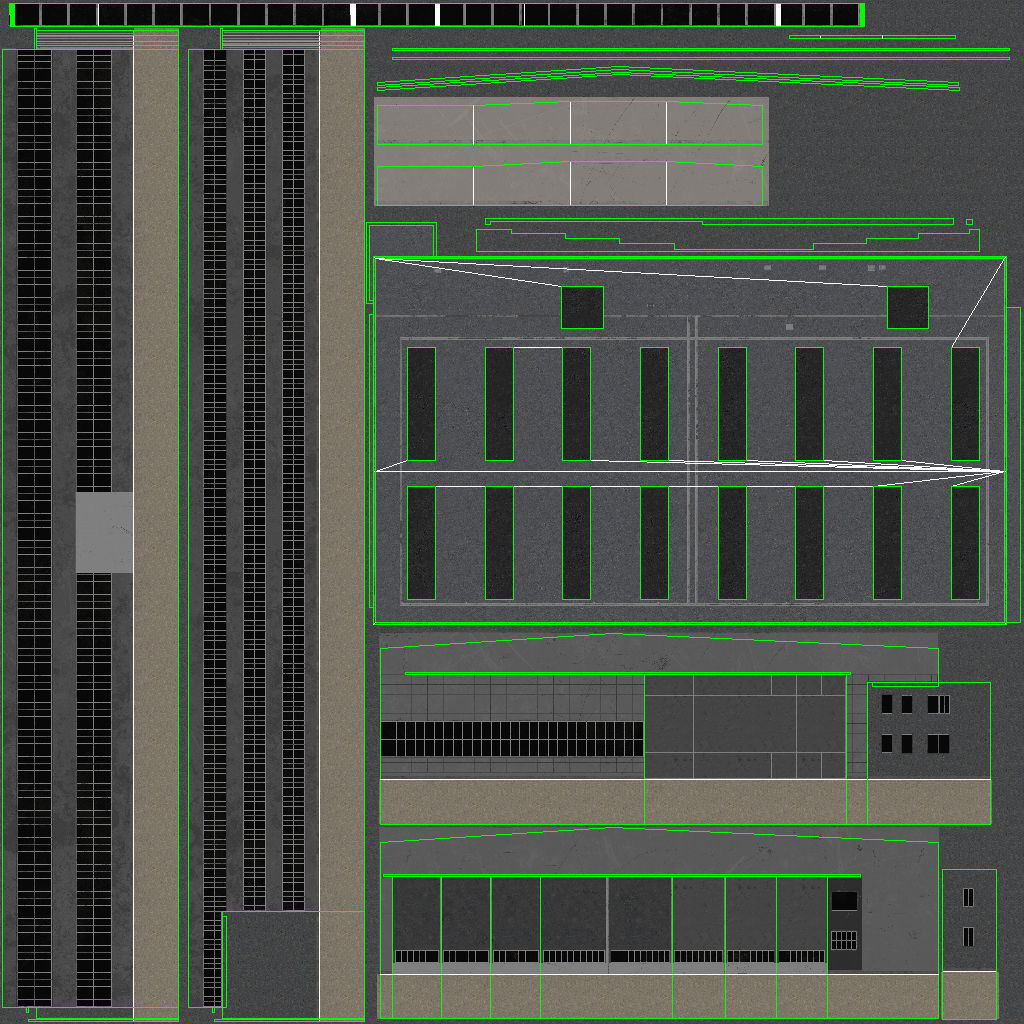 LBSF Hangar 7 Low-poly 3D model_11