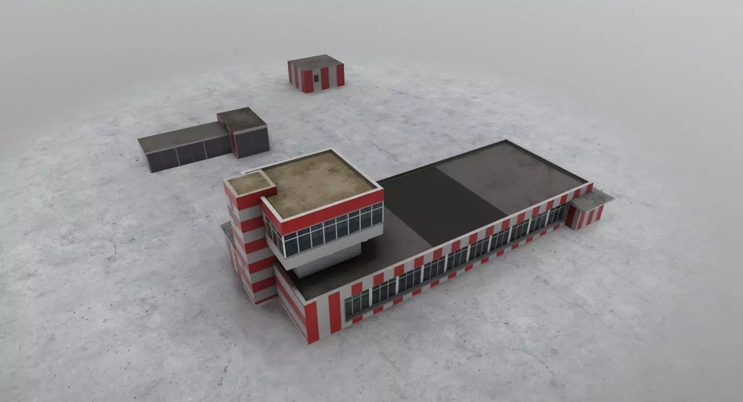 LBSF Control Point Low-poly 3D model