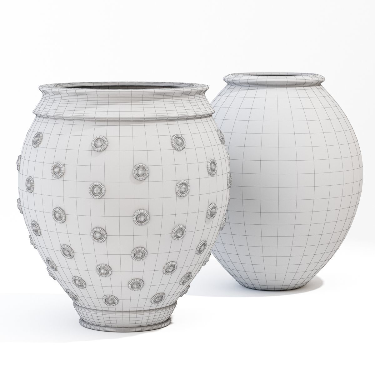 JANUS et Cie Urns  3D model_2