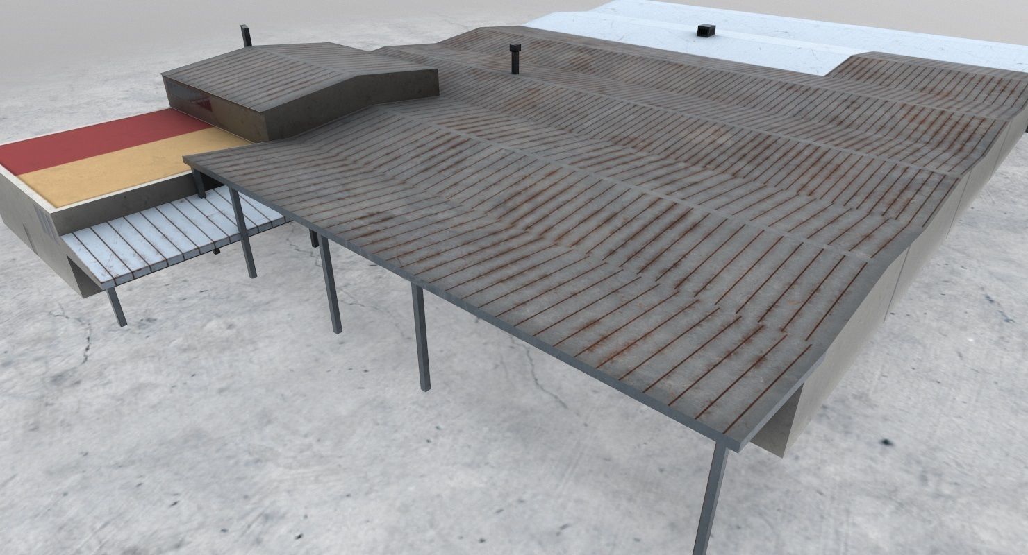 LBSF Storage 1 Low-poly 3D model_2