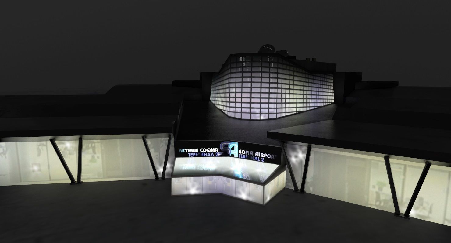 LBSF Terminal 2 Low-poly 3D model_8