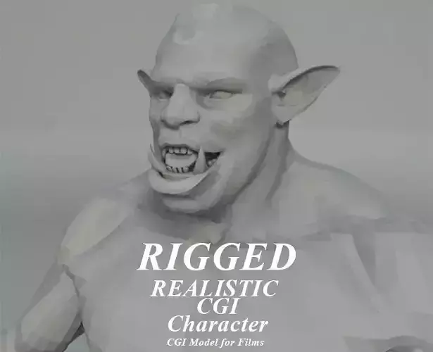 Fantasy Rigged 3D model