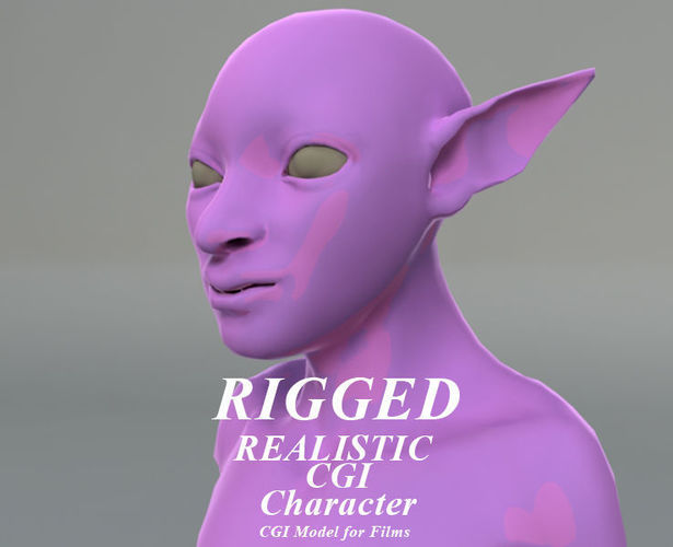 Alien Rigged  3D model