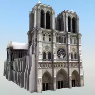 Notre Dame de Paris 3D model
