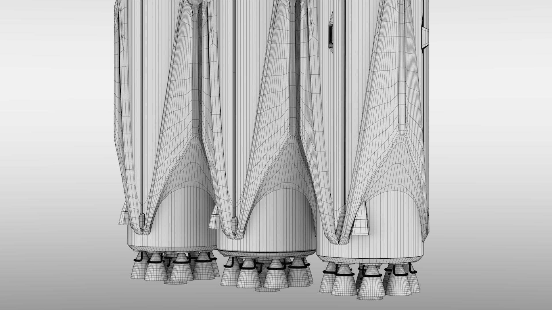 Falcon Heavy Fully Reusable 3D model_17