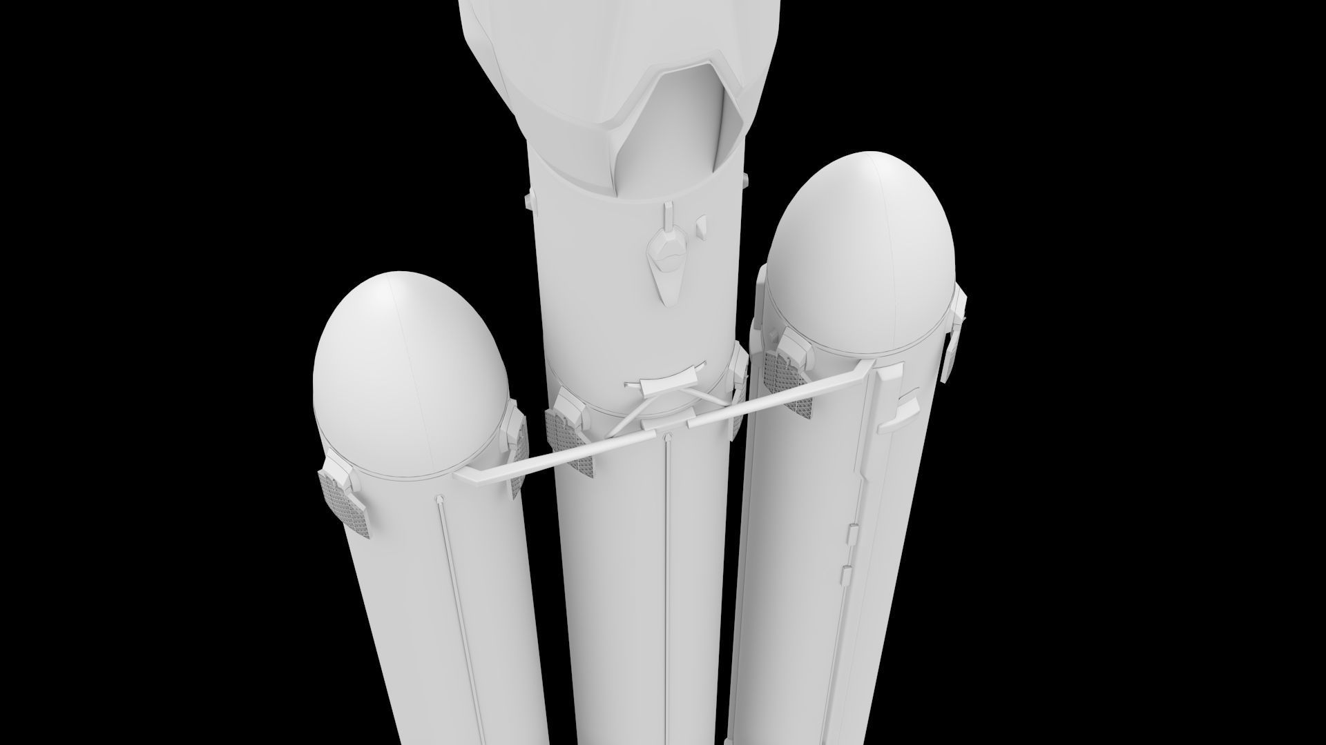 Falcon Heavy Fully Reusable 3D model_13