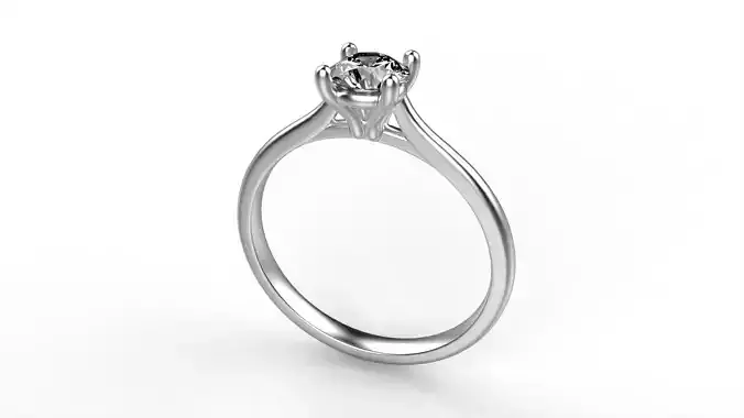 Diamond Solitaire Ring All Size