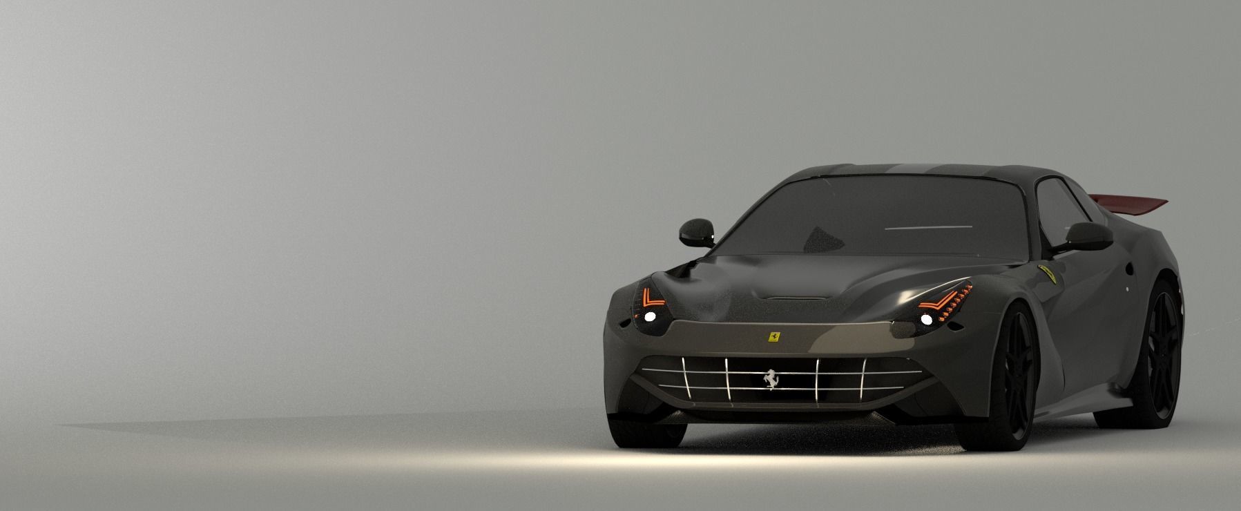 ferrari california sports car 3D model_5