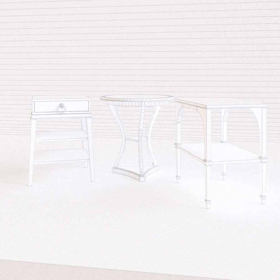 Bernhardt Sutton House End tables 3D model_5