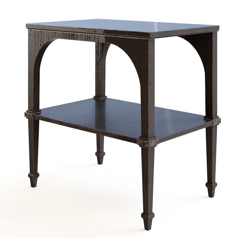 Bernhardt Sutton House End tables 3D model_2