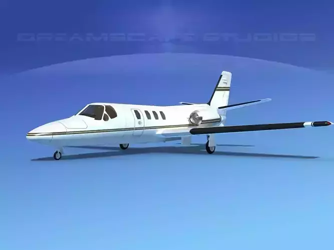 Cessna 500 Citation I V06 3D model