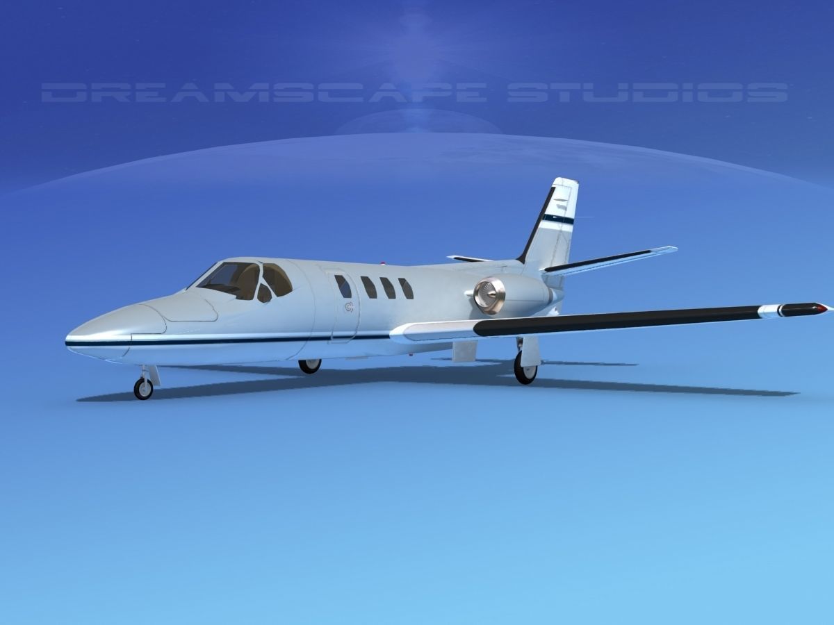 3D model rigged Cessna 500 Citation I V07 CGTrader 3D model rigged Cessna 500 Citation I V07 CGTrader