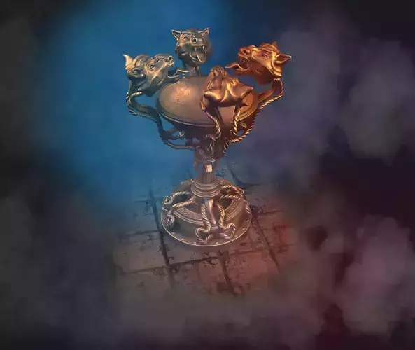 floor lamp tiger fantasy