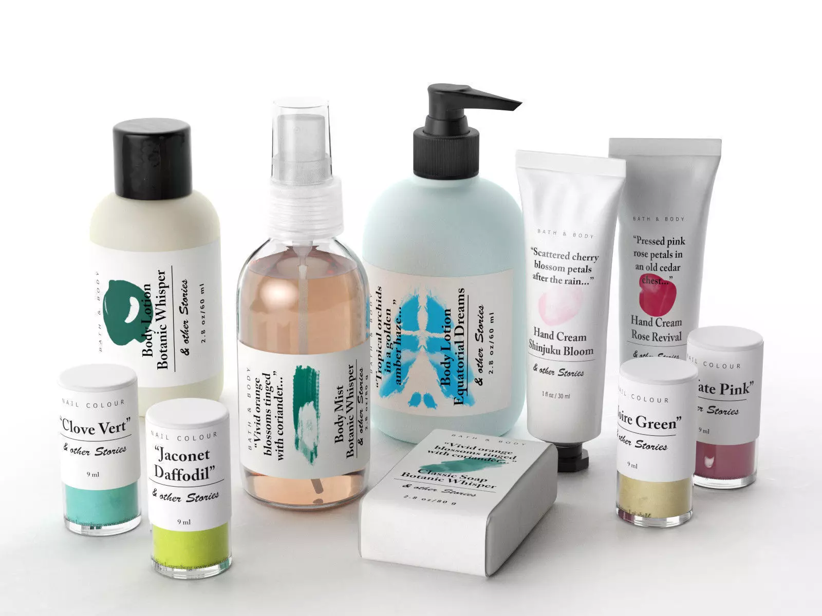 Body Care Products 08 3D model