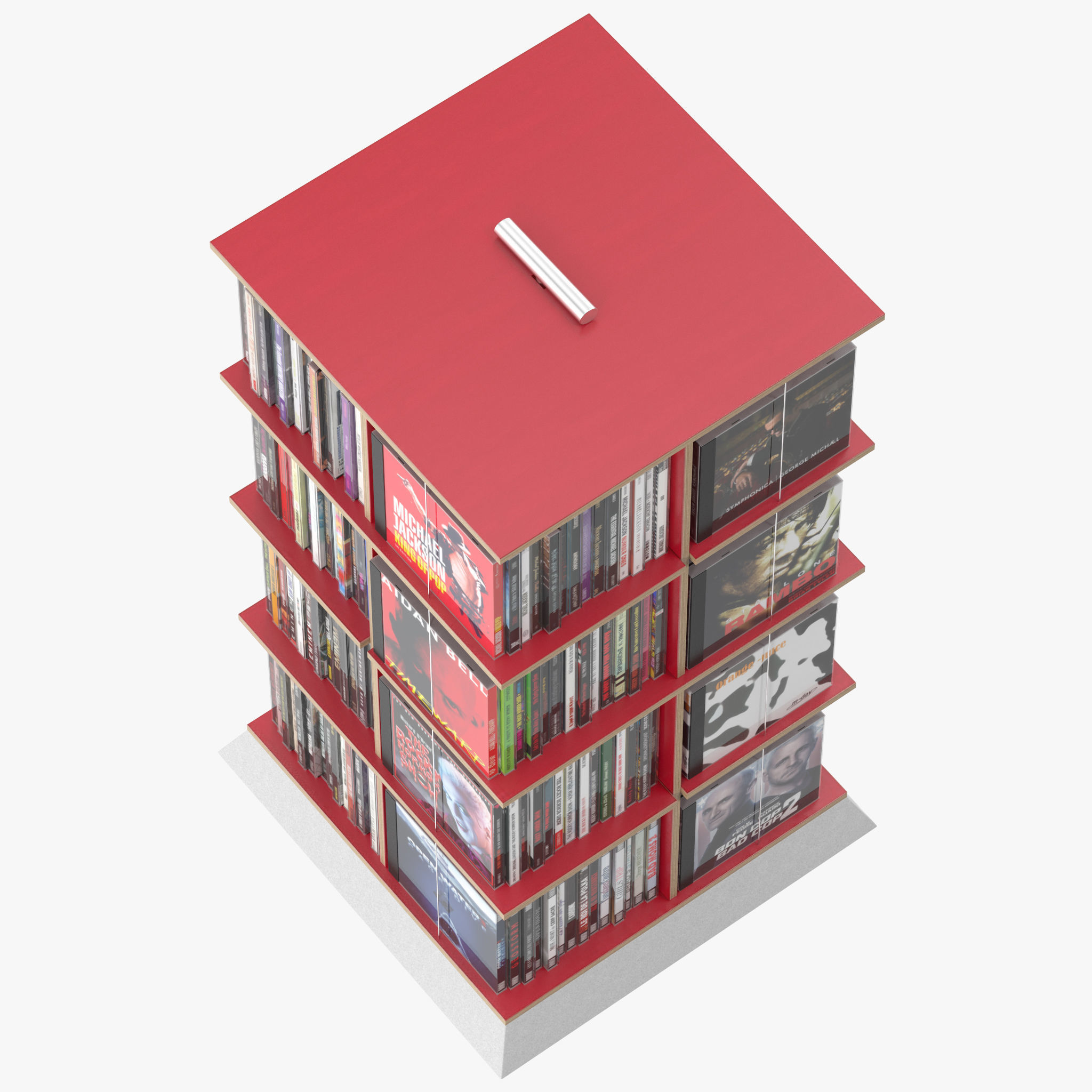 Shelf Musikstapler 3D model_7