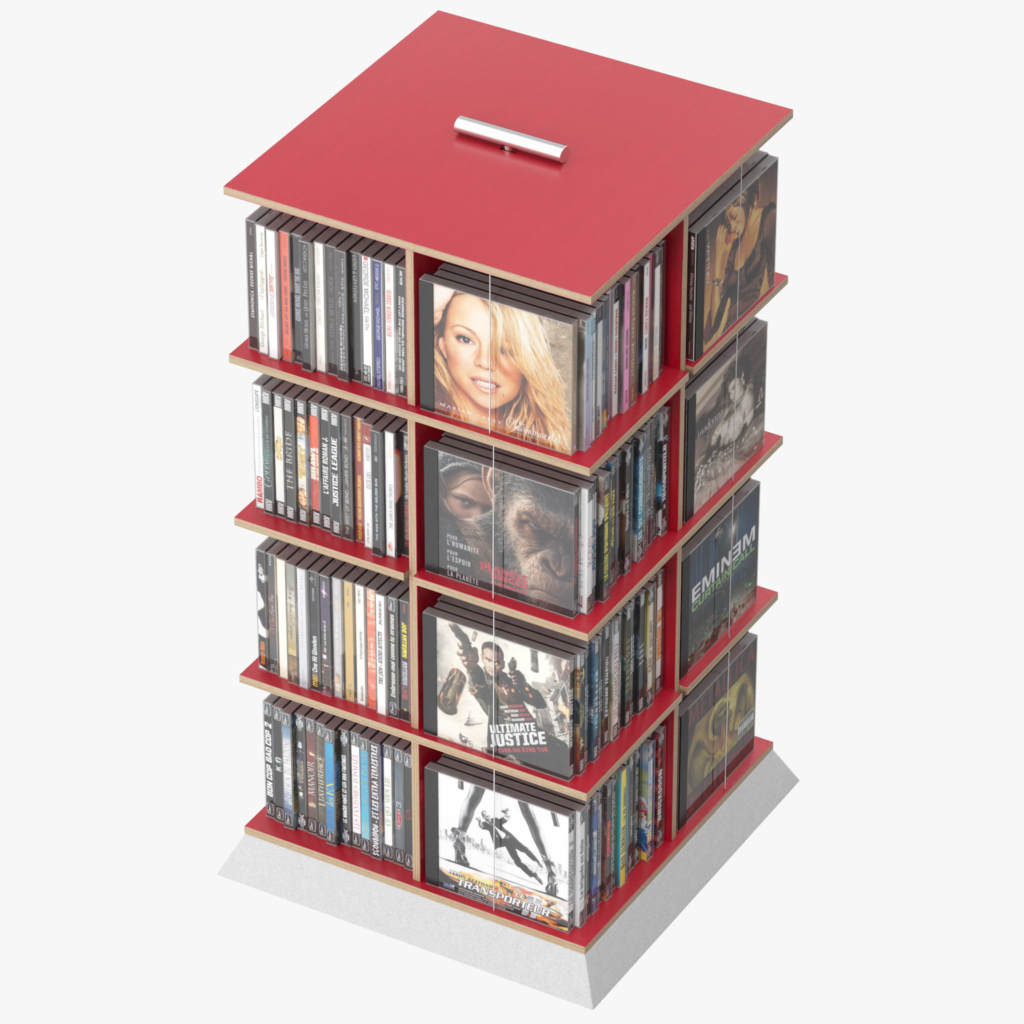 Shelf Musikstapler 3D model_6