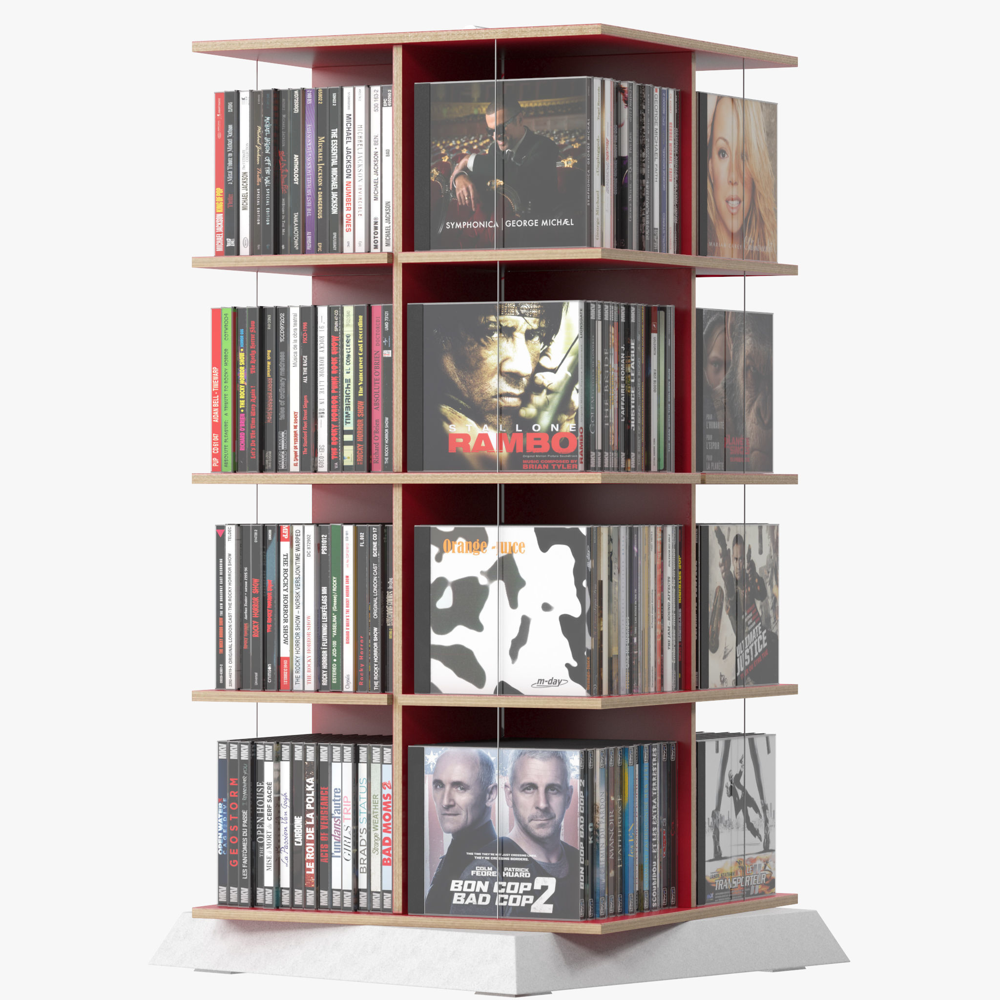 Shelf Musikstapler 3D model_3