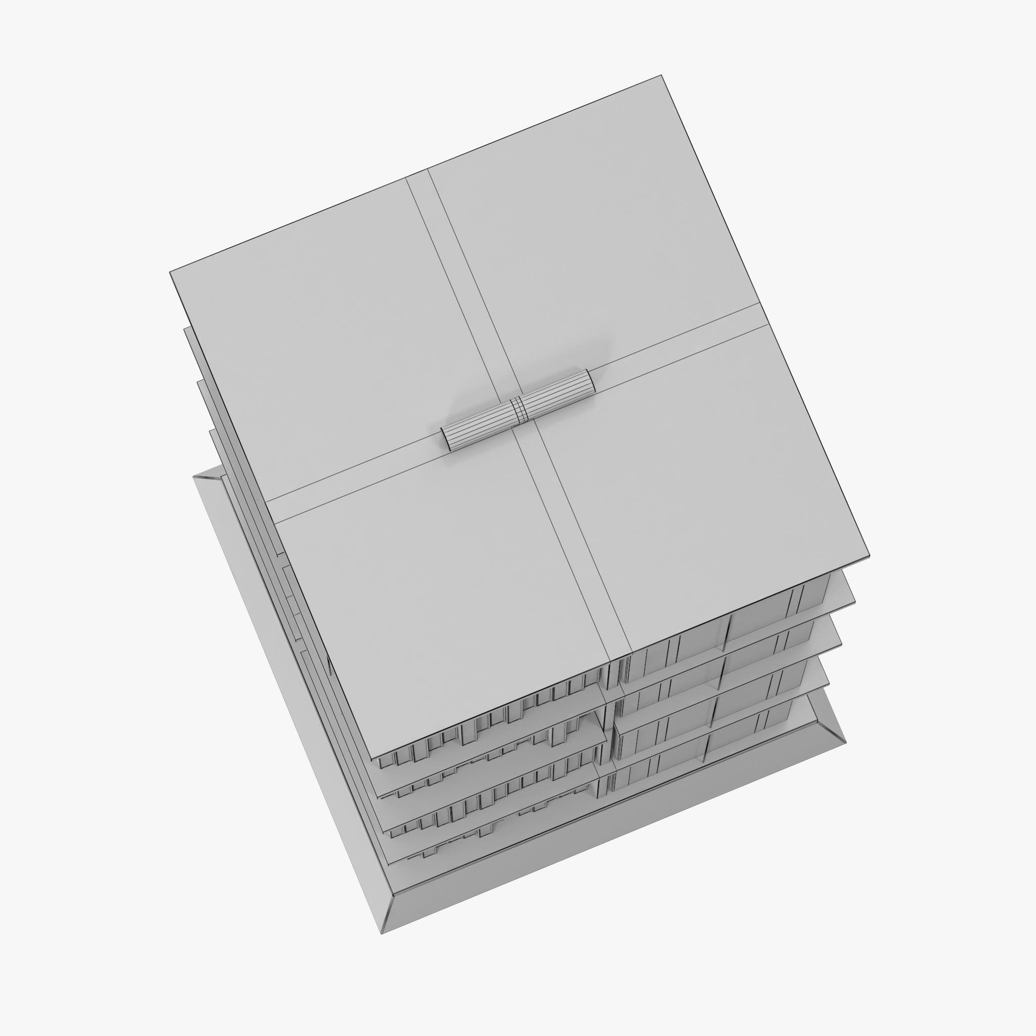 Shelf Musikstapler 3D model_13