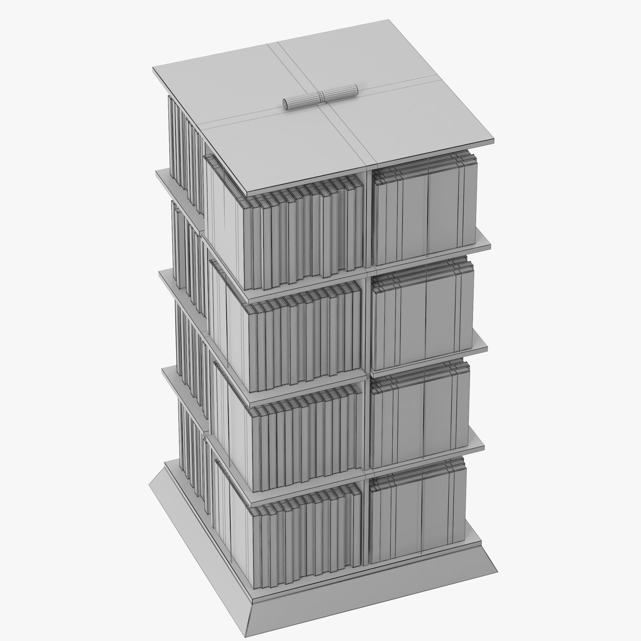 Shelf Musikstapler 3D model_11