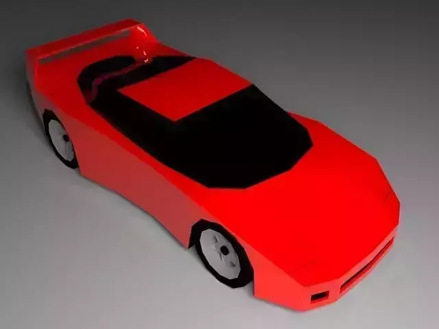 Ferrari F40 LowPoly