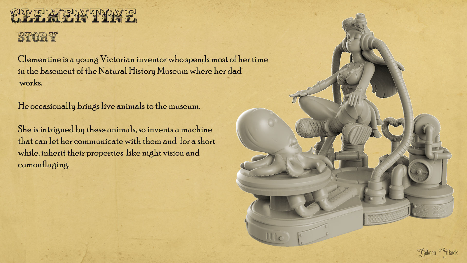 Clementine Free 3D print model_4