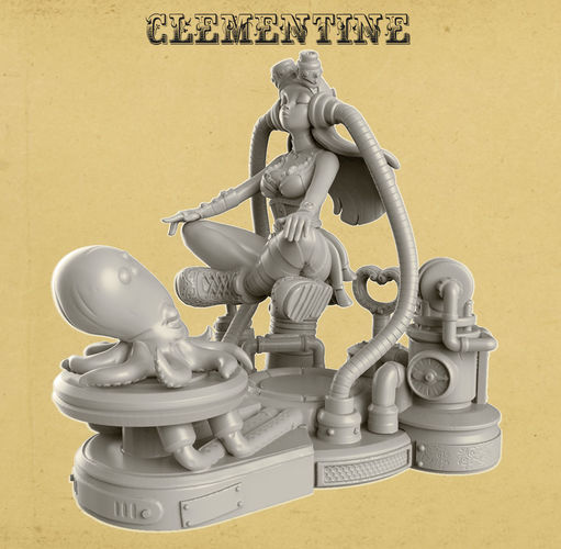 Clementine Free 3D print model