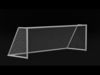 Soccer goal 2 3D model_2