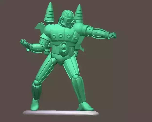 MICRONAUTS FORCE COMMANDER Mego toy soldier figure 3D print model