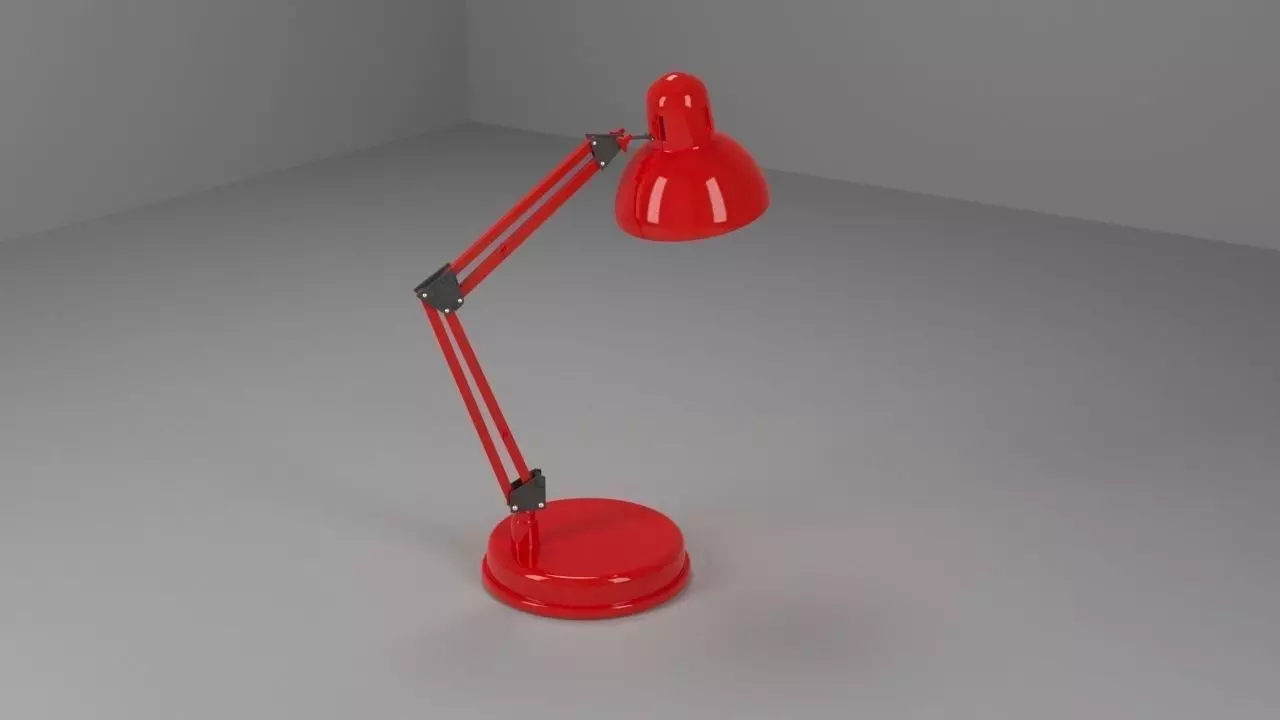 table lamp 3D model_0