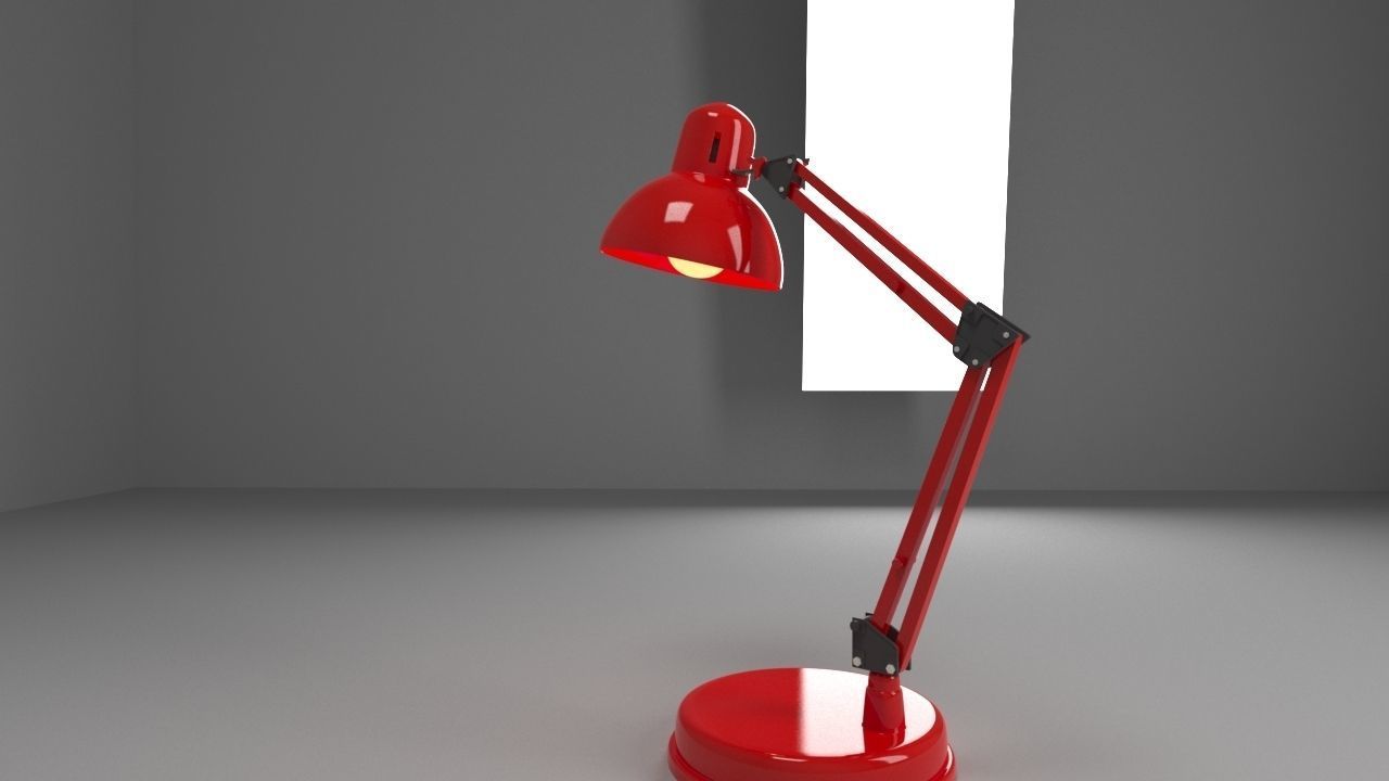 table lamp 3D model_1